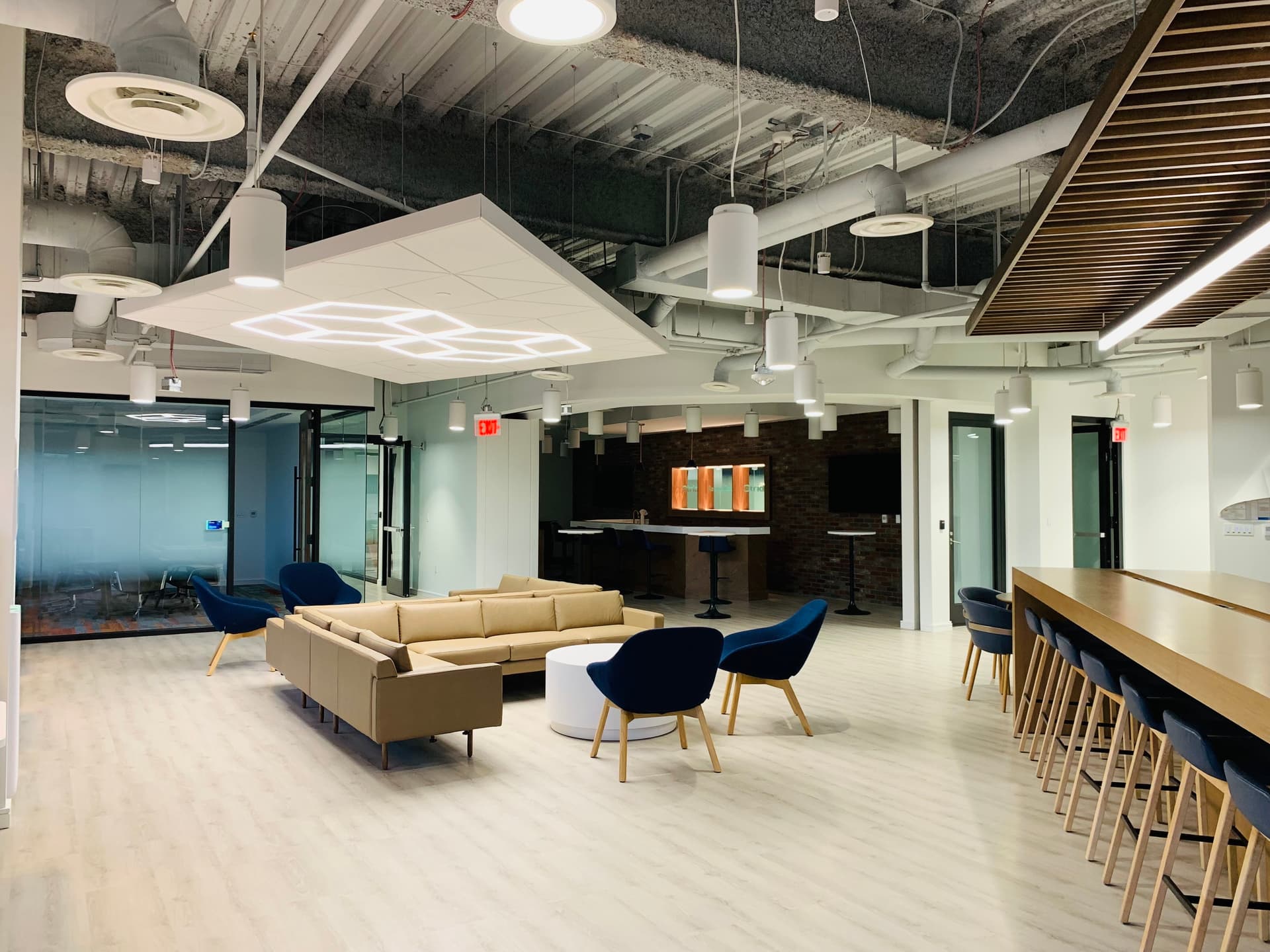 Commercial construction in progress